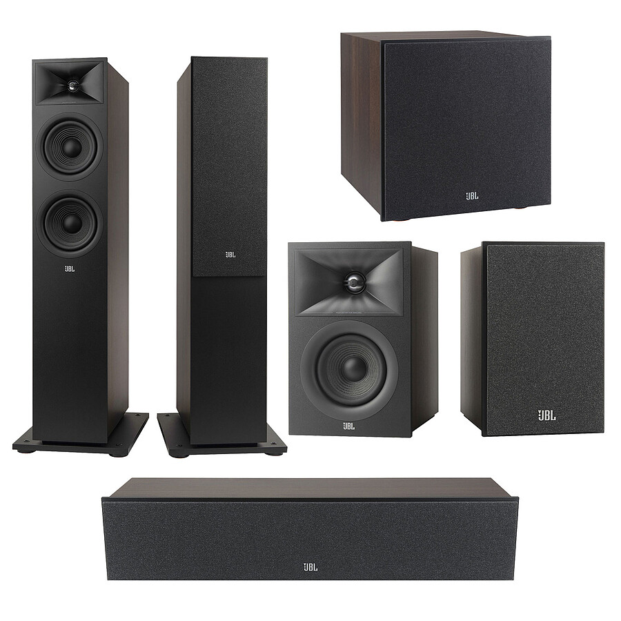 Enceintes HiFi / Home-Cinéma JBL Pack Stage V2 260F Espresso 5.1