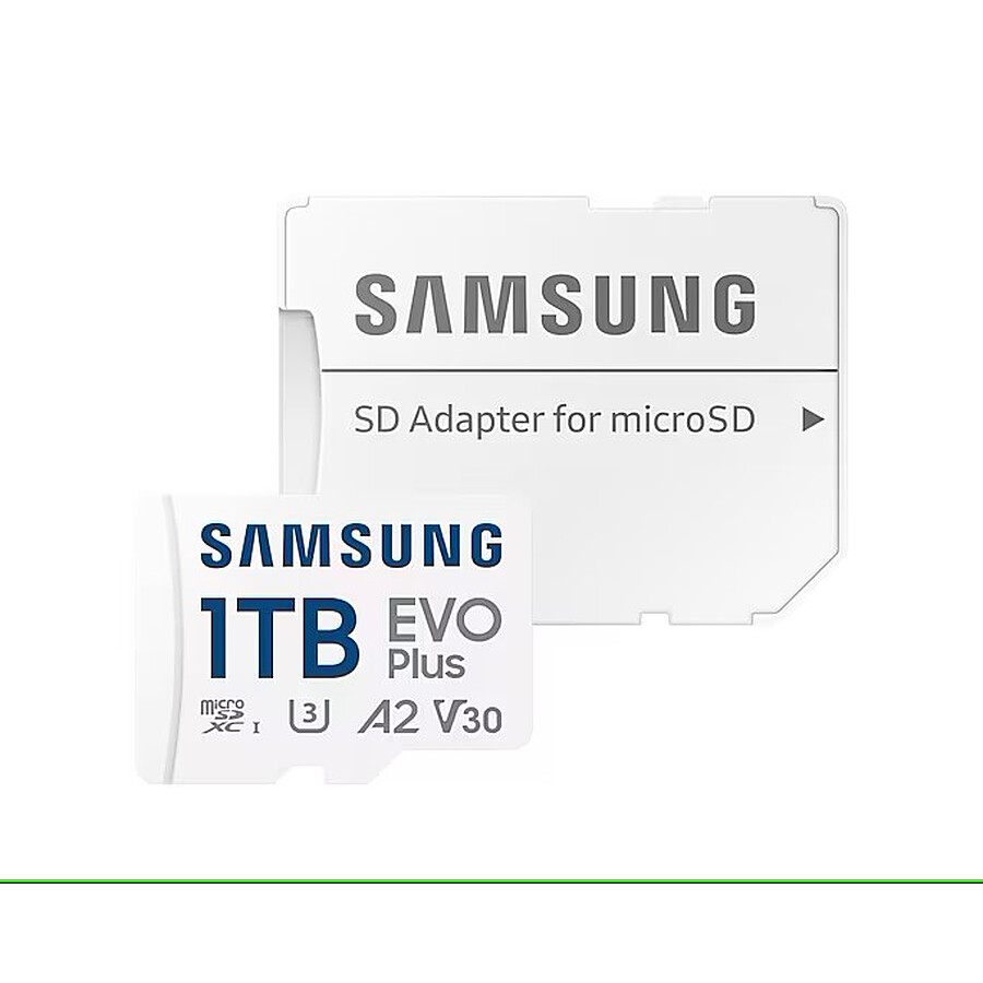 Carte mémoire Samsung EVO Plus microSD 1 To (2024)