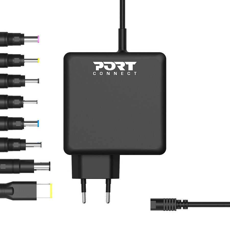 Chargeur PC portable Port Connect Chargeur secteur universel (65W)