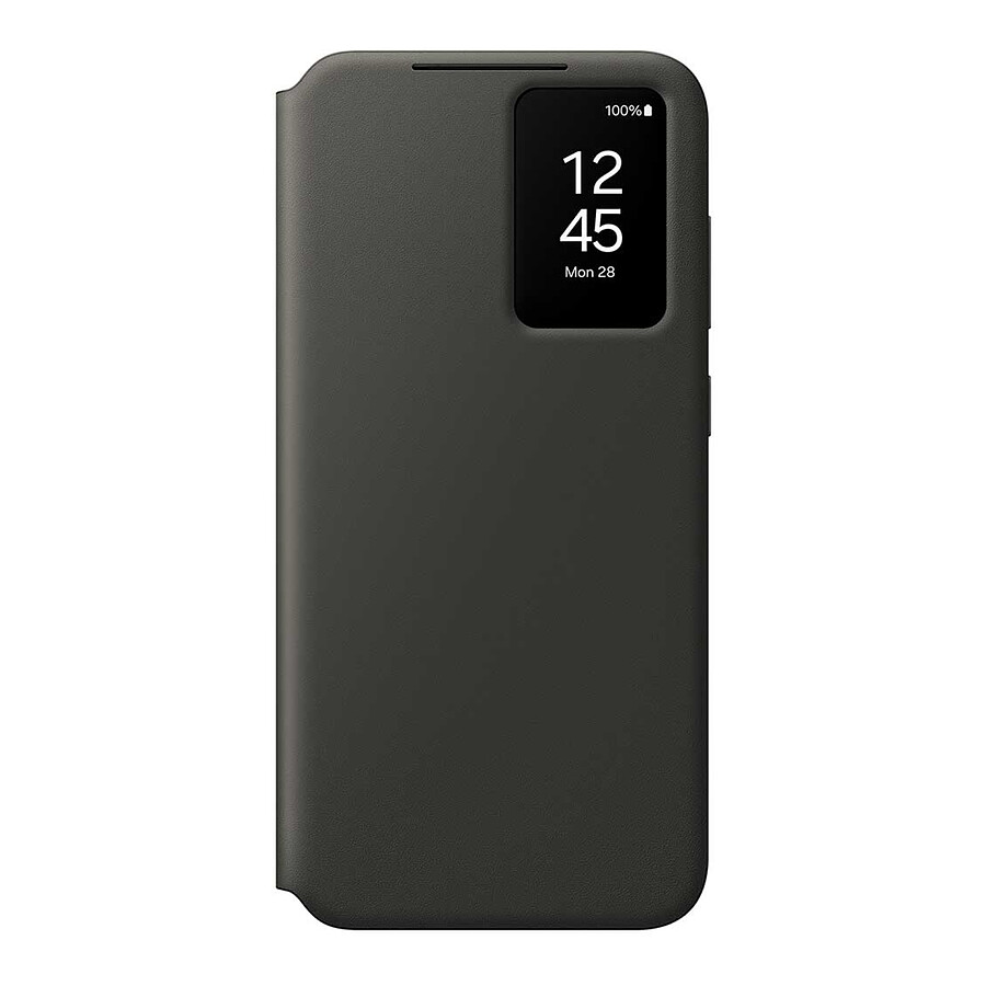 Coque et housse Samsung Étui Smart View Noir avec porte-carte - Galaxy S24 FE