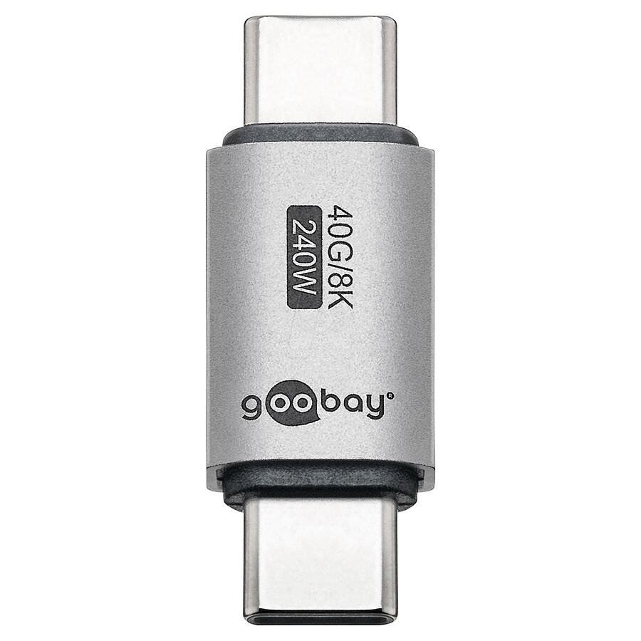 Câble USB Goobay Adaptateur USB-C Mâle vers USB-C Mâle