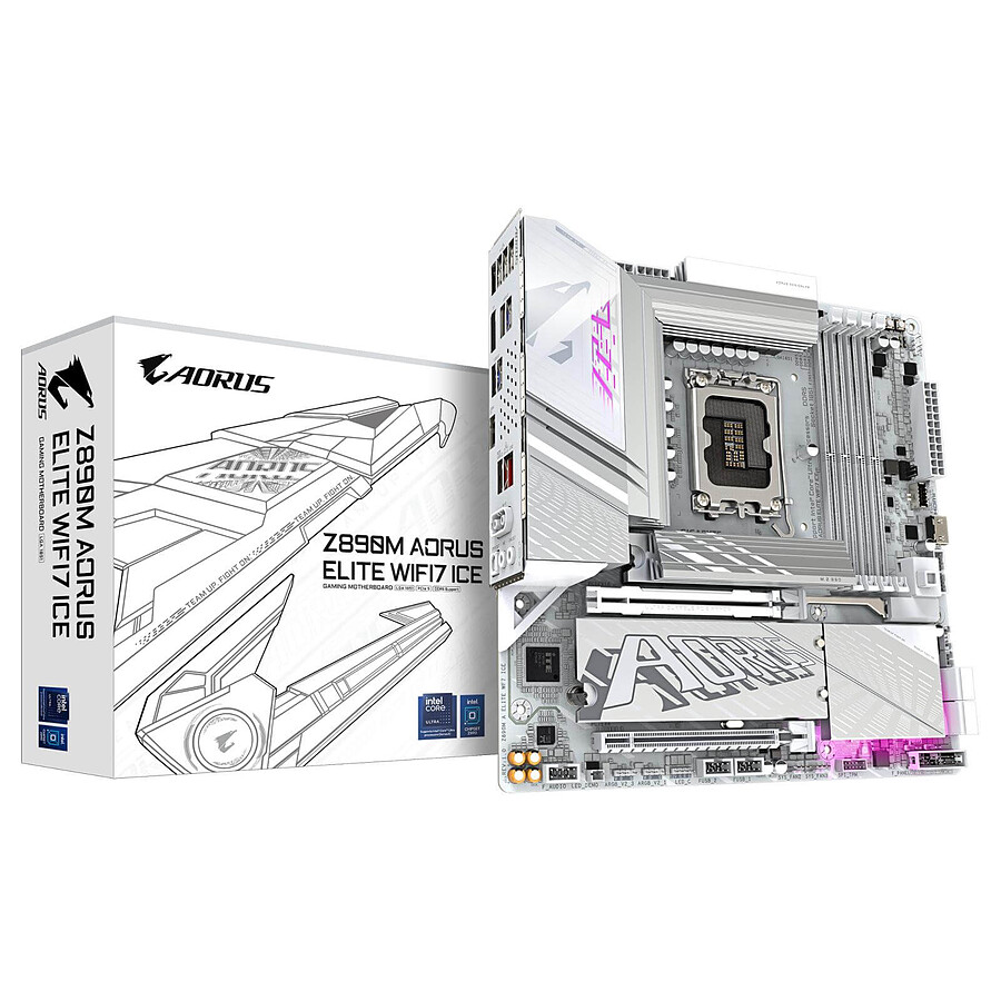 Carte mère Gigabyte Z890M AORUS ELITE WIFI7 ICE