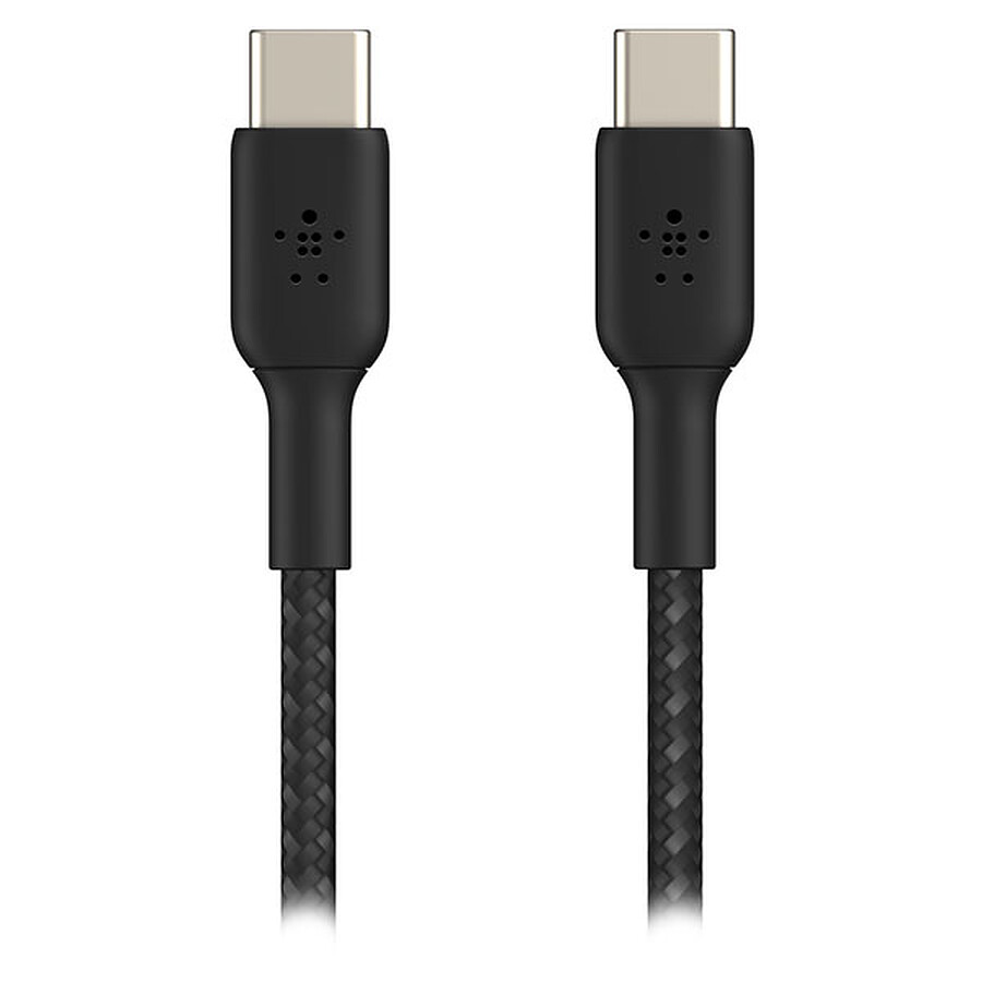 Câble USB Belkin Câble USB-C vers USB-C renforcé 60 W (noir) - 2 m