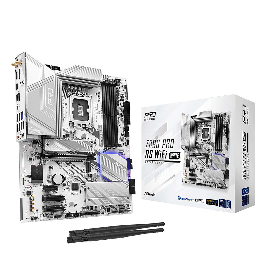 Carte mère ASRock Z890 Pro RS WiFI White