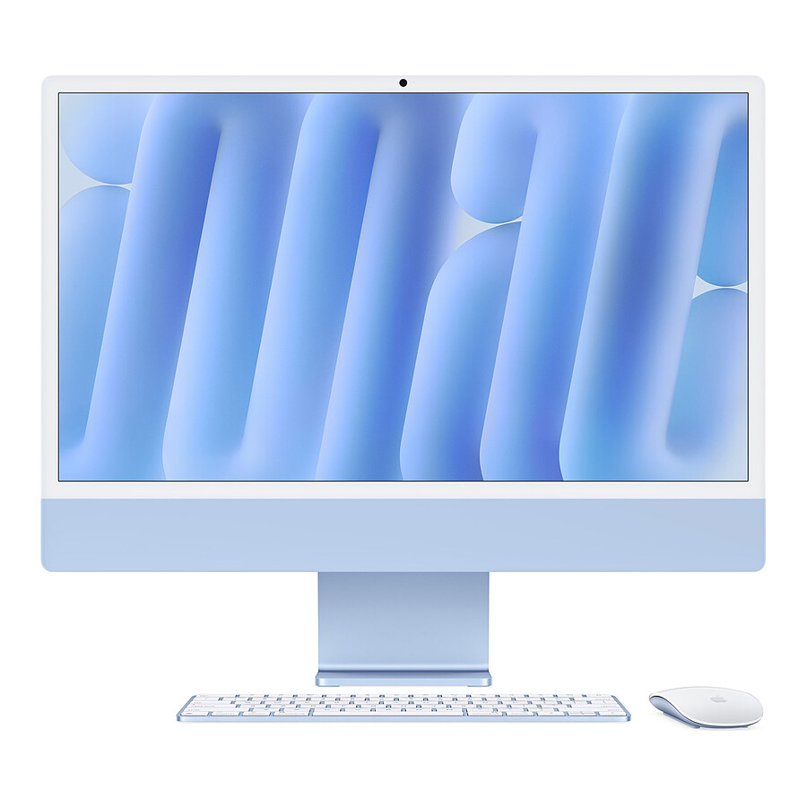 Mac et iMac Apple iMac (2024) 24" 16 Go / 256 Go Bleu (MWUF3FN/A)