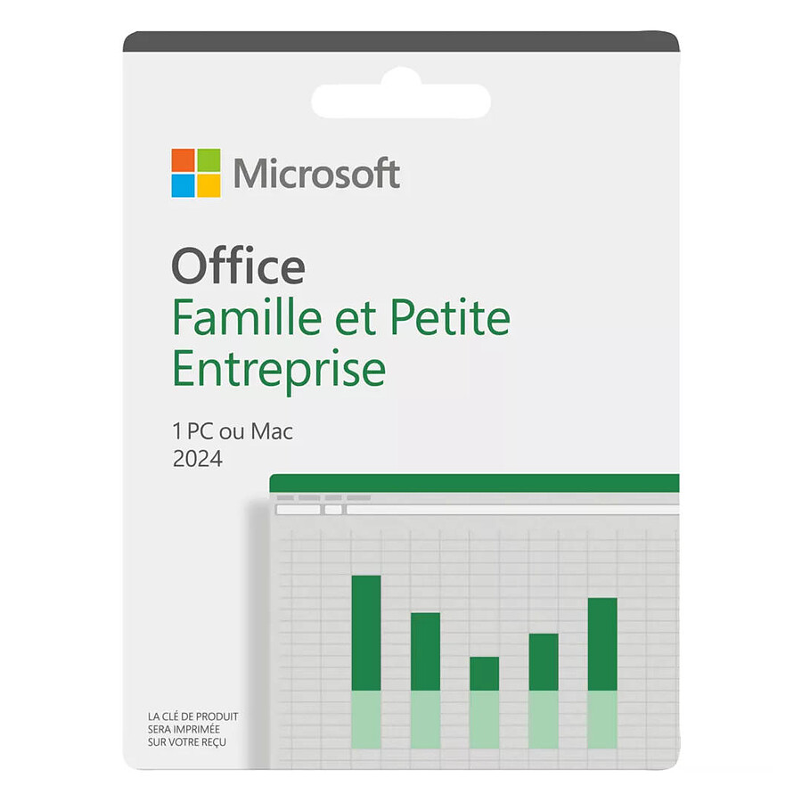 Logiciel bureautique Microsoft Office Famille et Petite Entreprise 2024 (Europe)