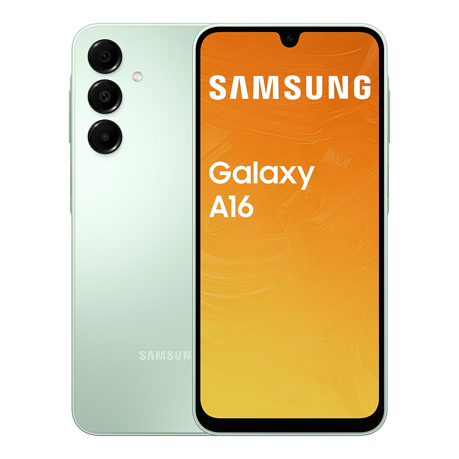 Smartphone Samsung Galaxy A16 4G (Vert d'eau) - 128 Go - 4 Go