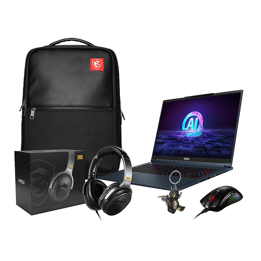 PC portable MSI Stealth 16 AI Studio A1VGG-238FR