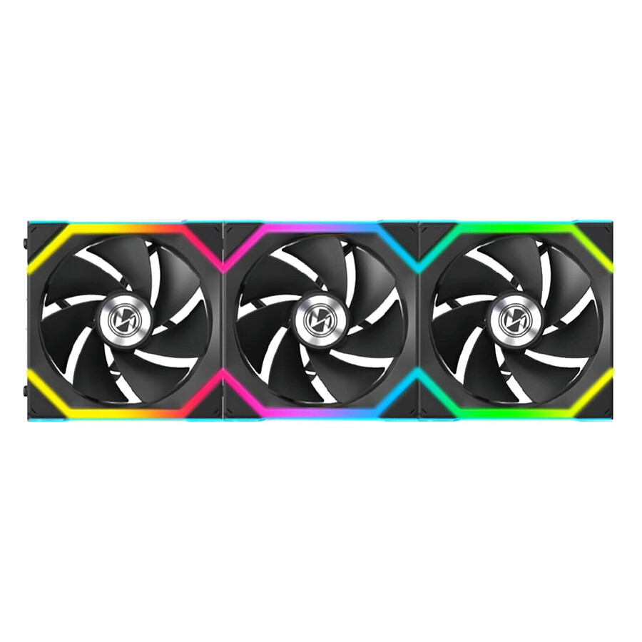 Ventilateur Boîtier Lian Li Uni Fan SL Wireless 120 - Noir - Pack de 3 + contrôleur