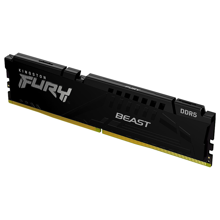 Mémoire Kingston Fury Beast - 1 x 16 Go (16 Go) - DDR5 6000 MHz - CL30