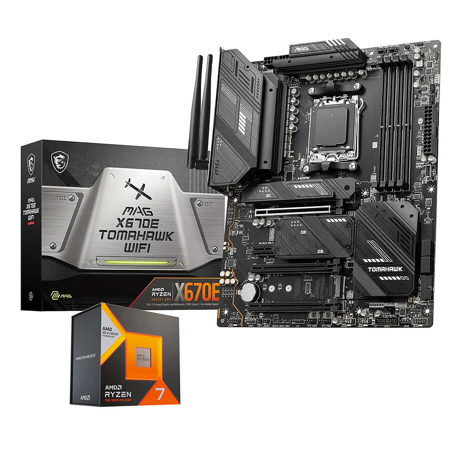 Kit upgrade PC AMD Ryzen 7 7800X3D - MSI X670E