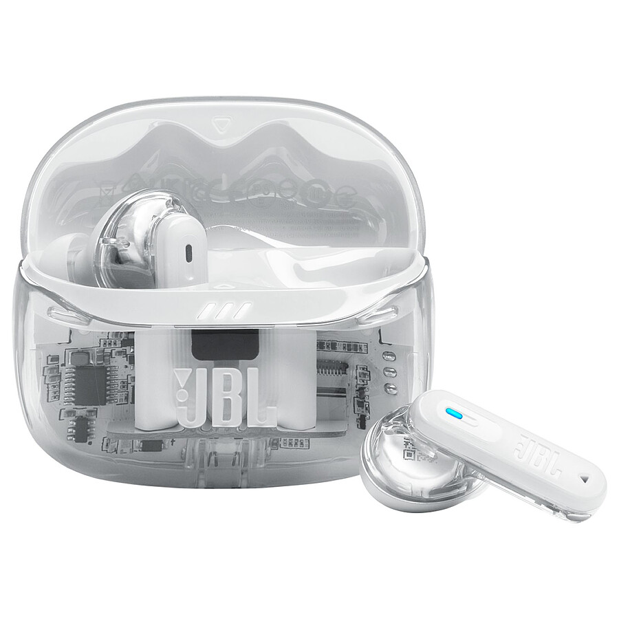 Casque Audio JBL Tune Beam 2 Ghost Edition Blanc