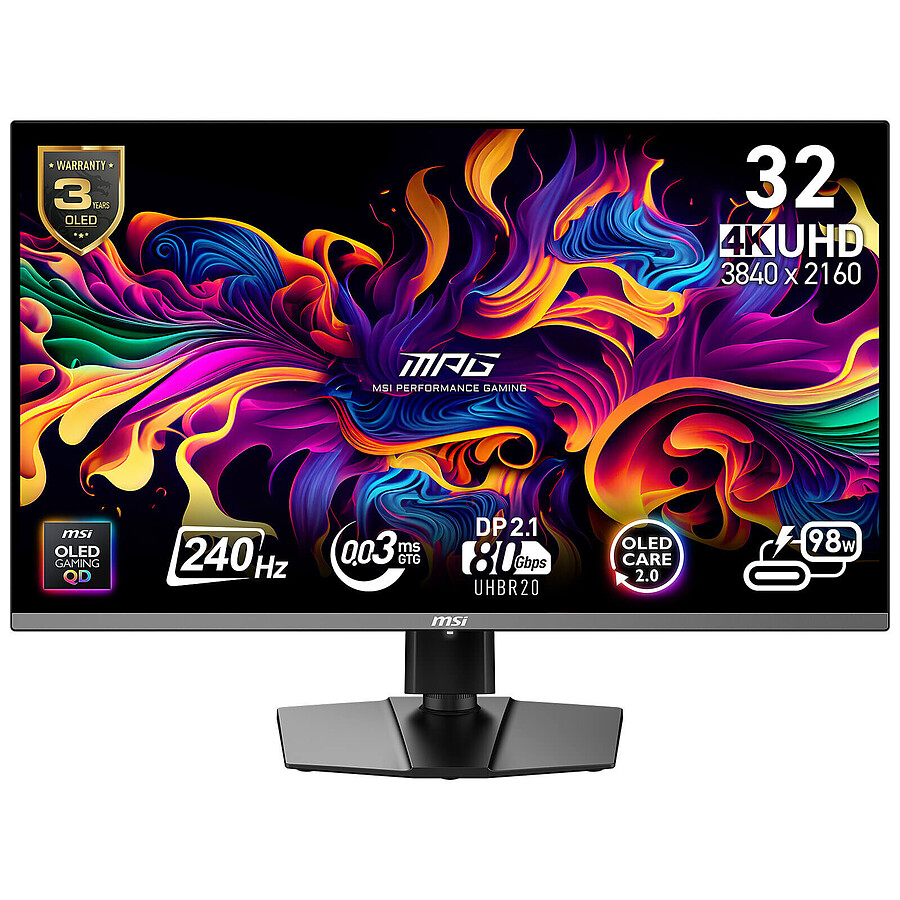 Écran PC MSI MPG 322URX QD-OLED