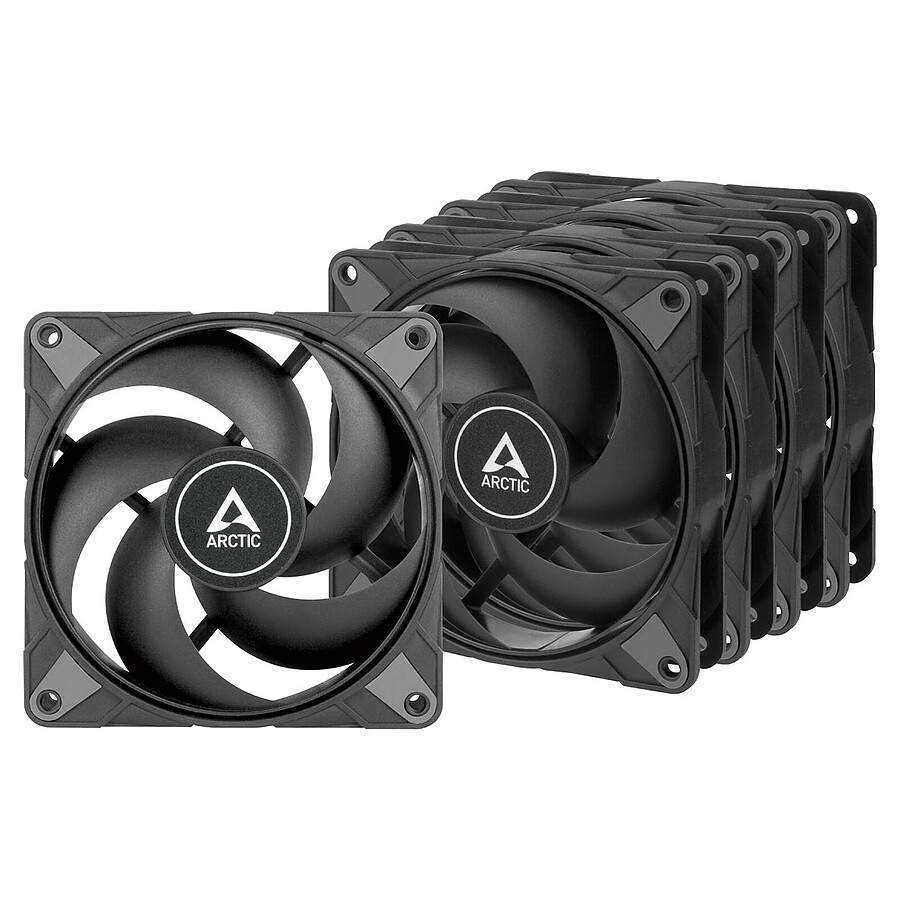 Ventilateur Boîtier Arctic P12 Max - 5 Pack - Noir