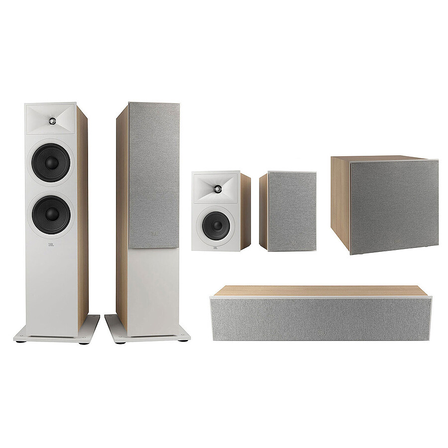 Enceintes HiFi / Home-Cinéma JBL Pack Stage V2 280F Latte 5.1