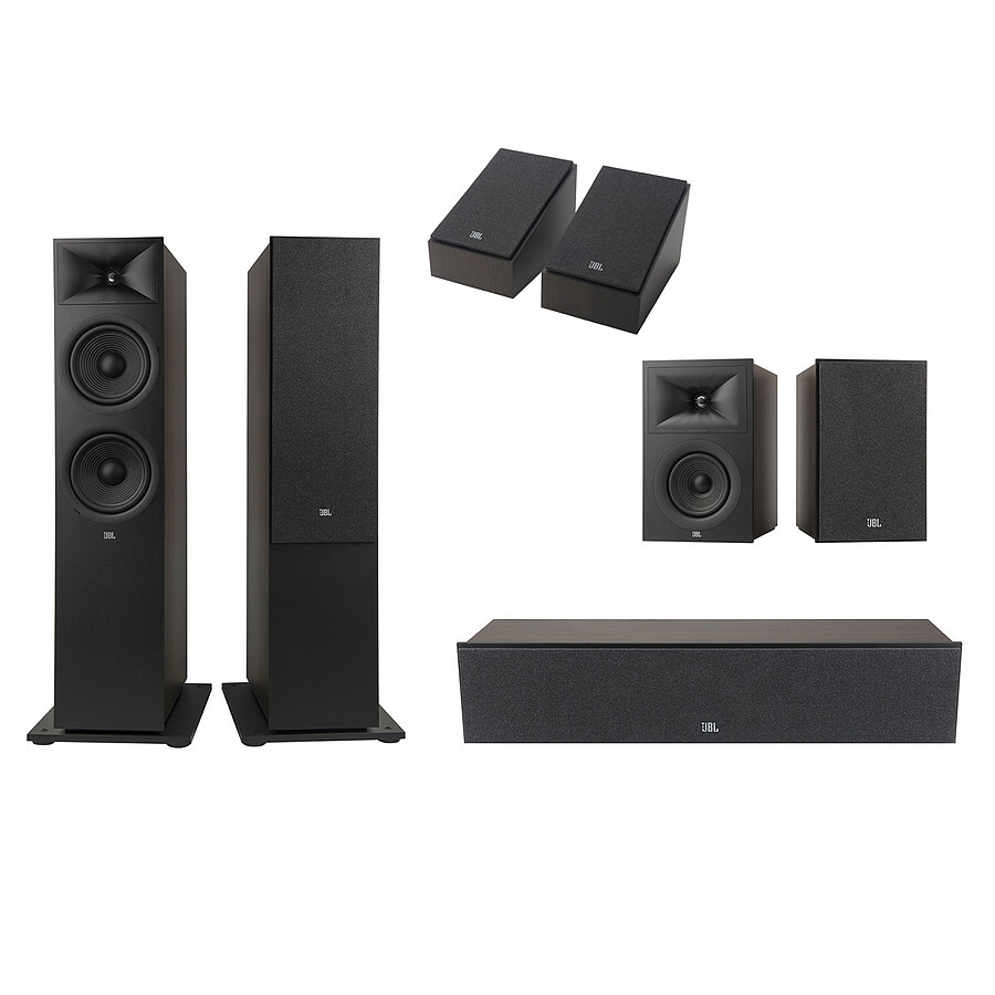 Enceintes HiFi / Home-Cinéma JBL Pack Stage V2 280F Espresso 5.0.2 Atmos