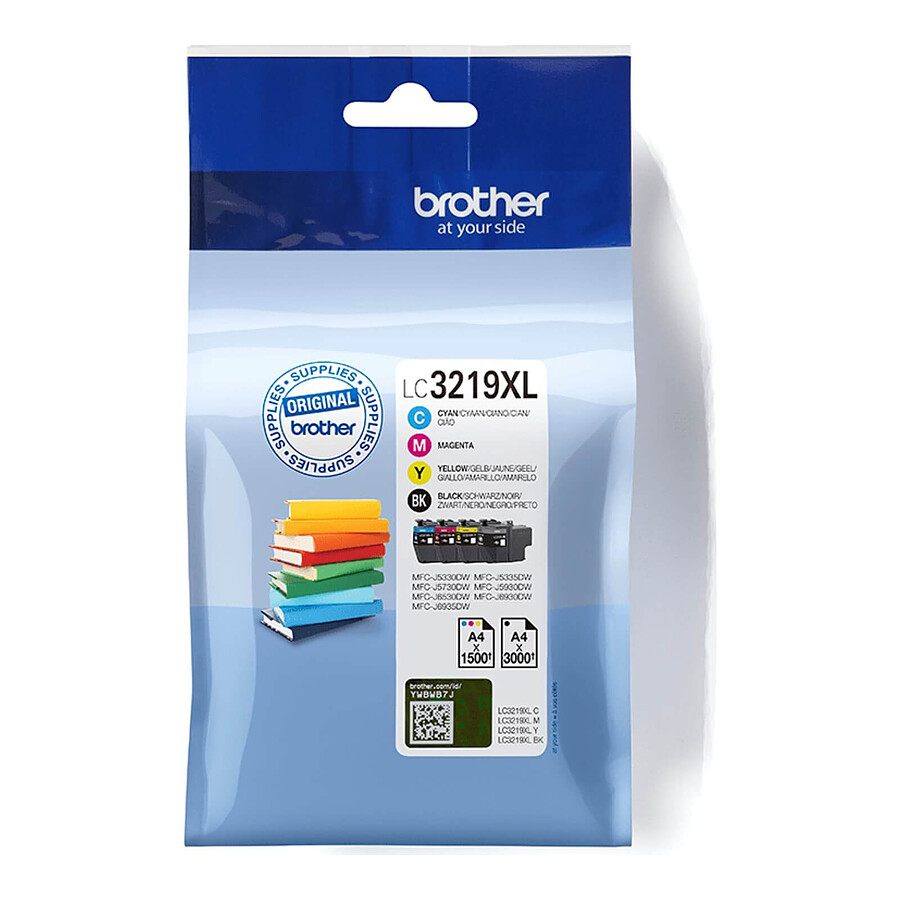 Cartouche d'encre Brother LC3219VALBP Value Pack 