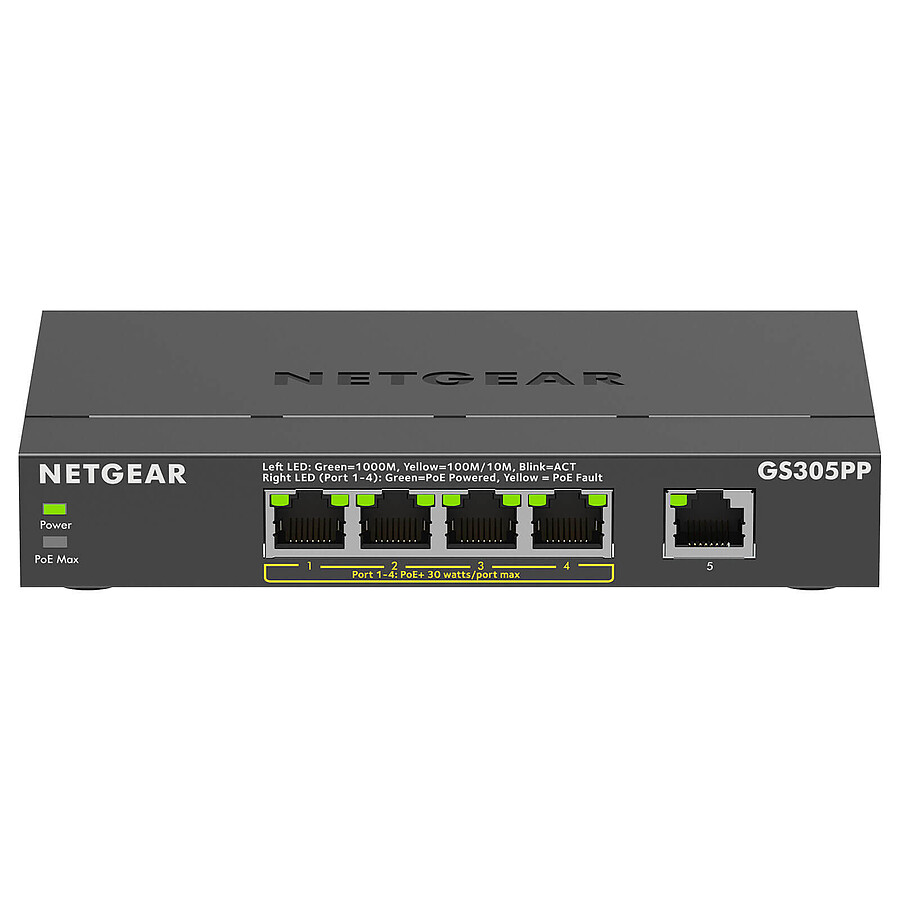 Switch et Commutateur Netgear GS305PPv3