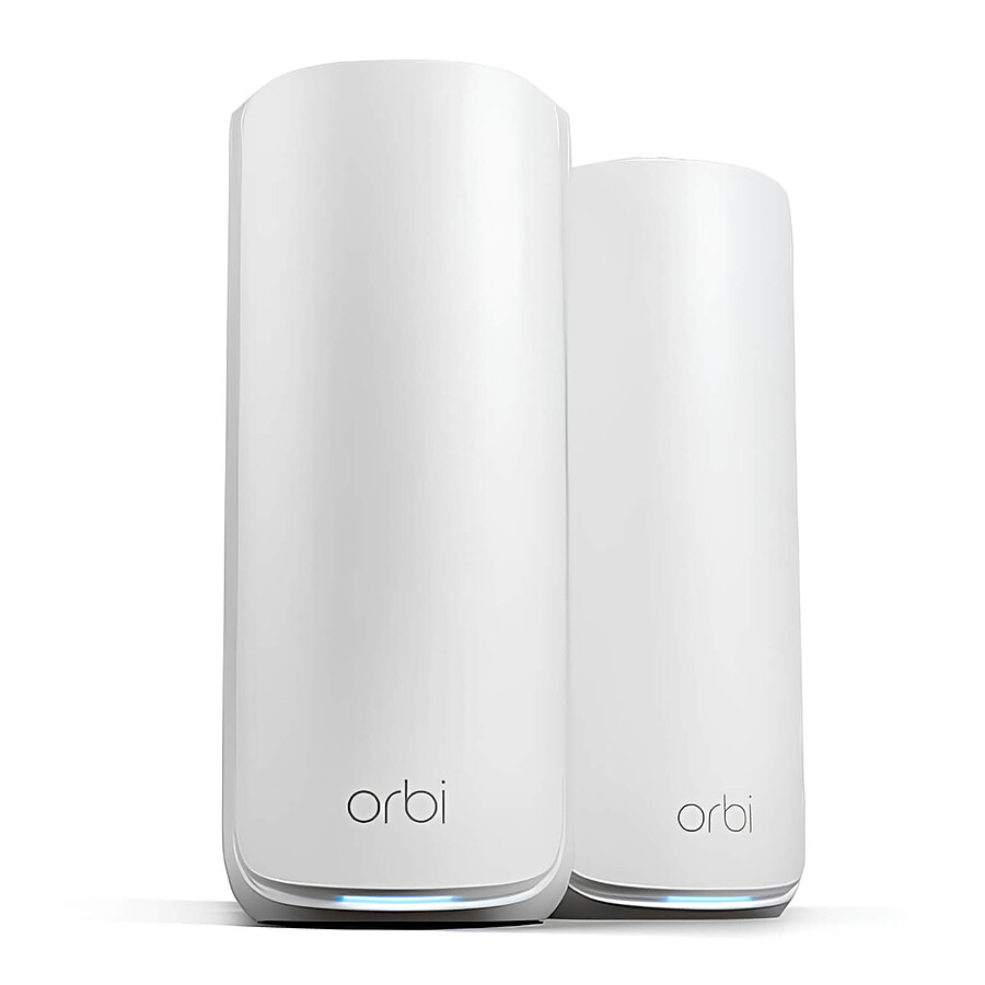 Routeur et modem Netgear Orbi WiFi 7 Série 870 + 1 Satellite  - RBE872 - Blanc