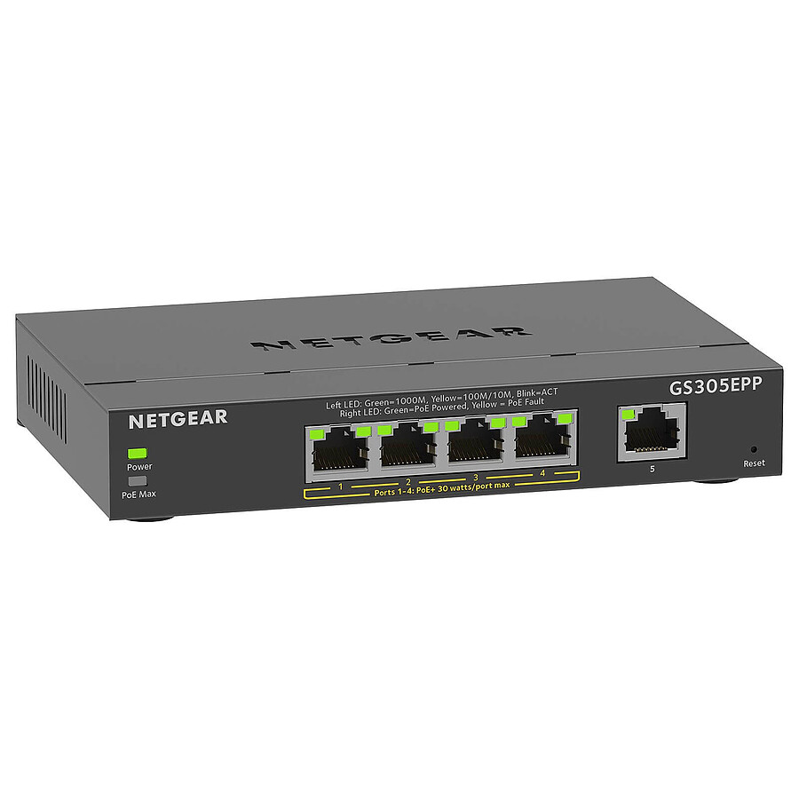 Switch et Commutateur Netgear GS305EPP