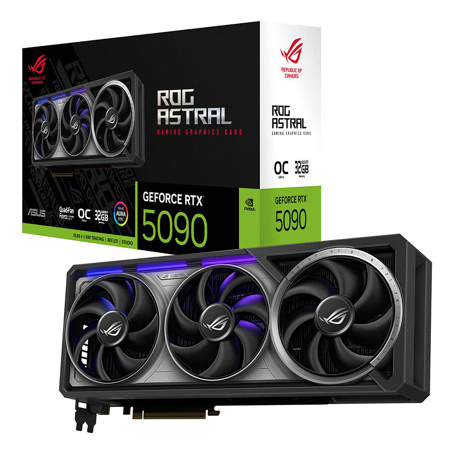 Carte graphique Asus ROG Astral GeForce RTX 5090 32GB GDDR7 OC Edition