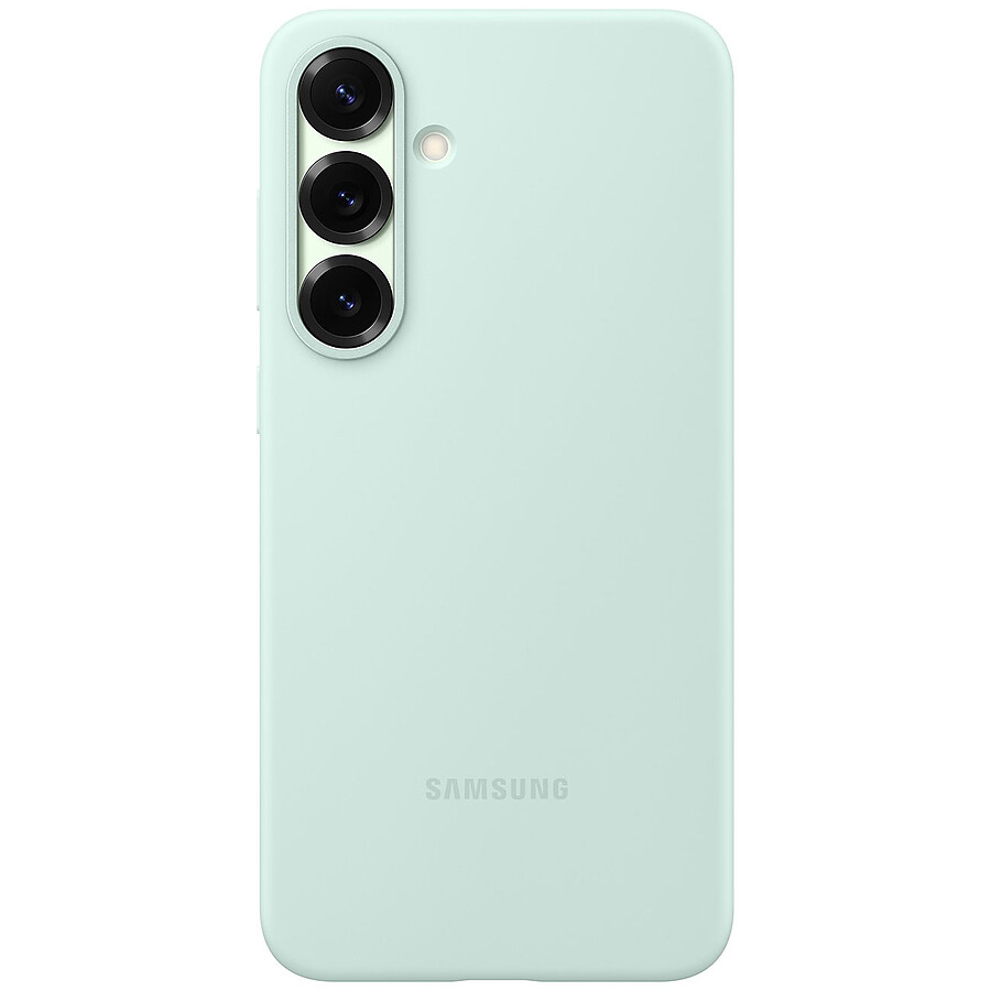 Coque et housse Samsung coque Silicone Vert d'eau - Galaxy S25+