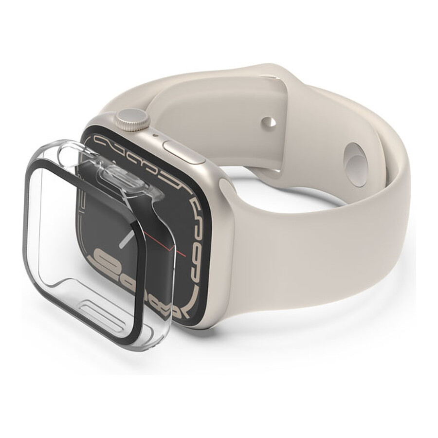 Accessoires montre et bracelet Belkin ScreenForce Protection d'écran 2-en-1 pour Apple Watch - Transparent