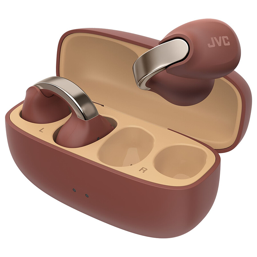 Casque Audio JVC HA-NP1T Marron - Casque sans fil 