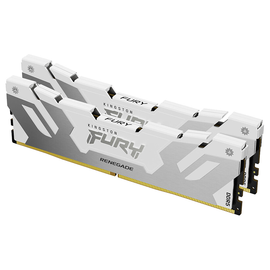 Mémoire Kingston Fury Renegade White - 48 Go (2 x 24 Go) DDR5 8800 MHz CL42