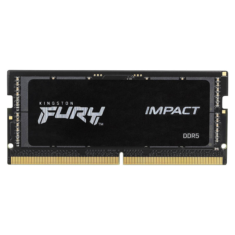 Mémoire Kingston Fury Impact SO-DIMM - 1 x 16 Go (16 Go) - DDR5 6000 MHz - CL38
