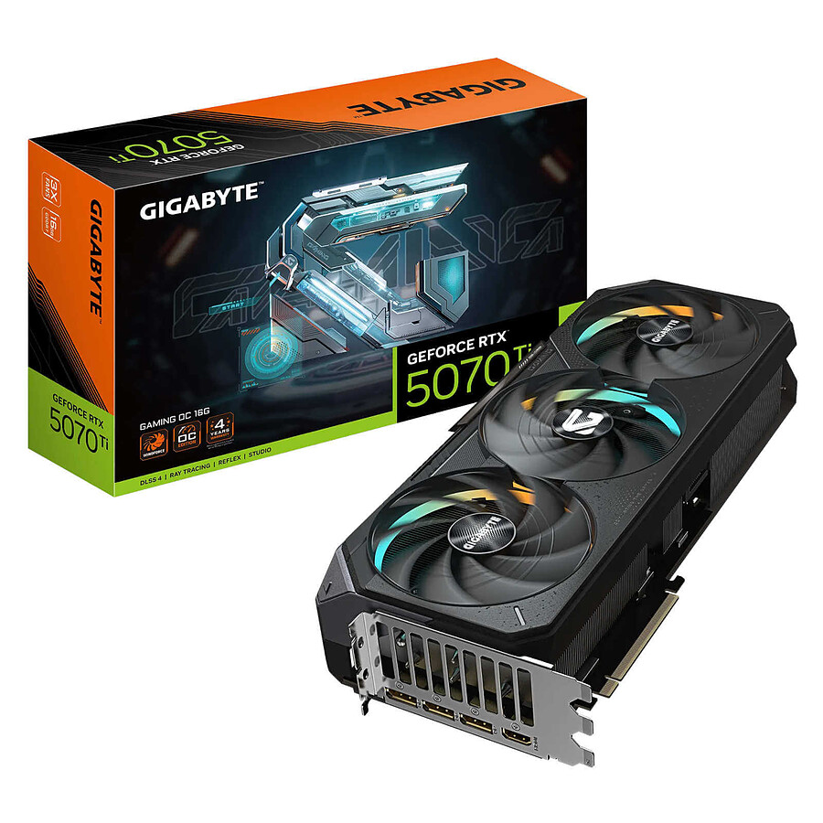 Carte graphique Gigabyte GeForce RTX 5070 Ti GAMING OC 16G