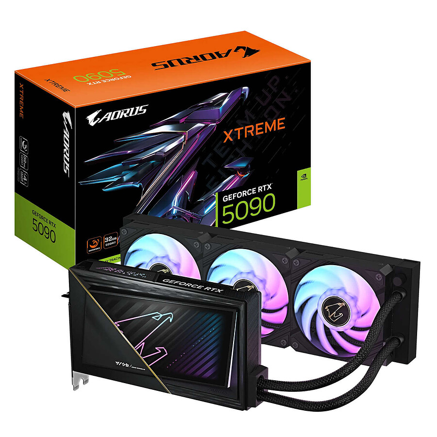 Carte graphique Gigabyte AORUS GeForce RTX 5090 XTREME WATERFORCE 32G