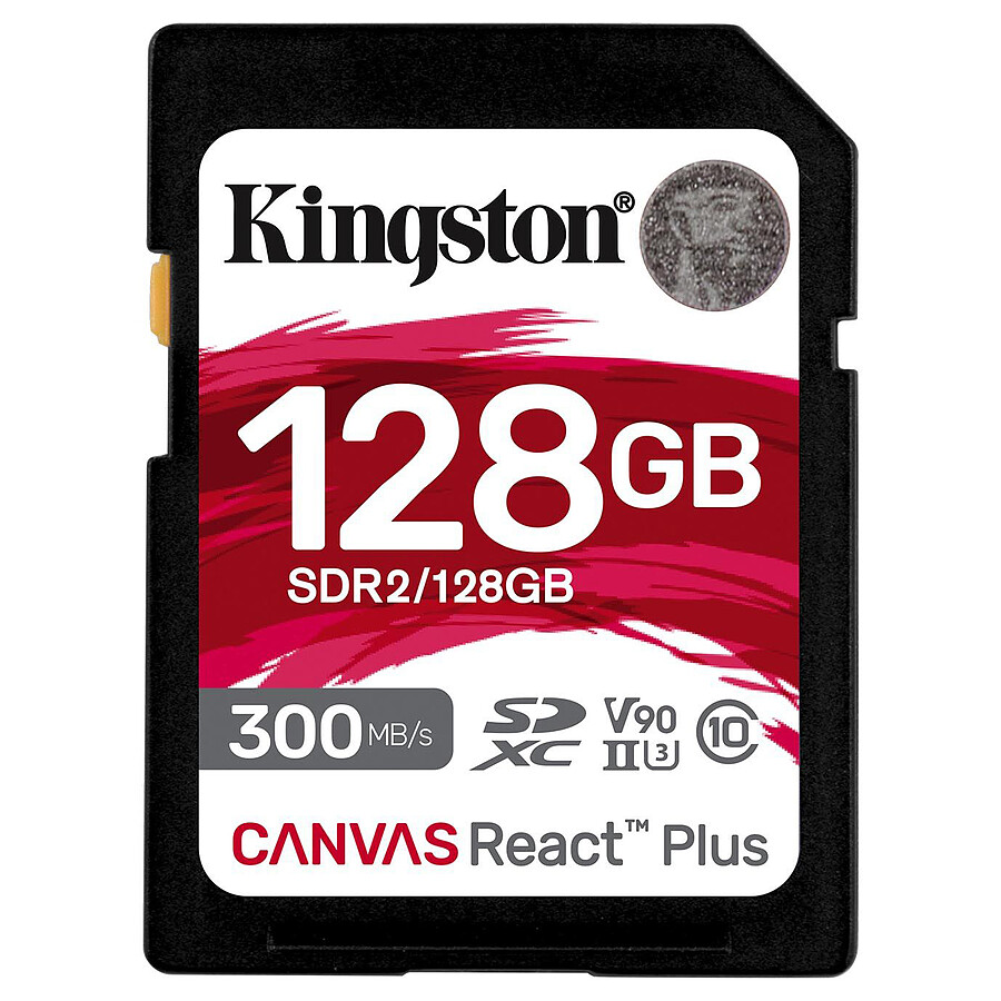 Carte SD Kingston SD Canvas React Plus SDR2 - 128GB