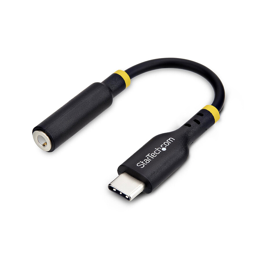 Adaptateur USB StarTech.com Adaptateur USB-C vers Jack 3.5 mm (M/F) - 0.14 m 
