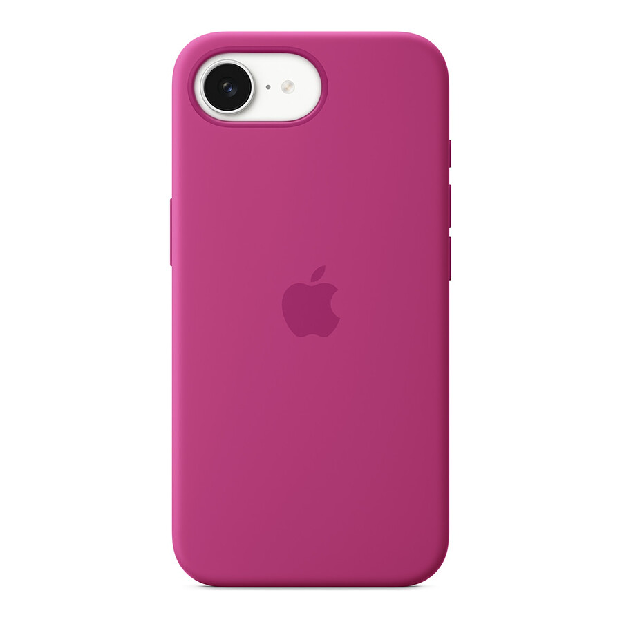 Coque et housse Apple Coque en silicone Fuchsia - iPhone 16e