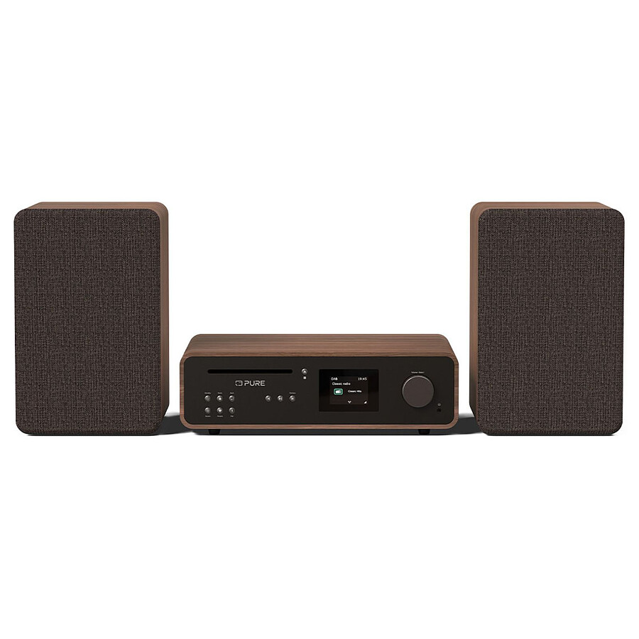 Mini-chaine Pure Classic Stereo Café/Noyer