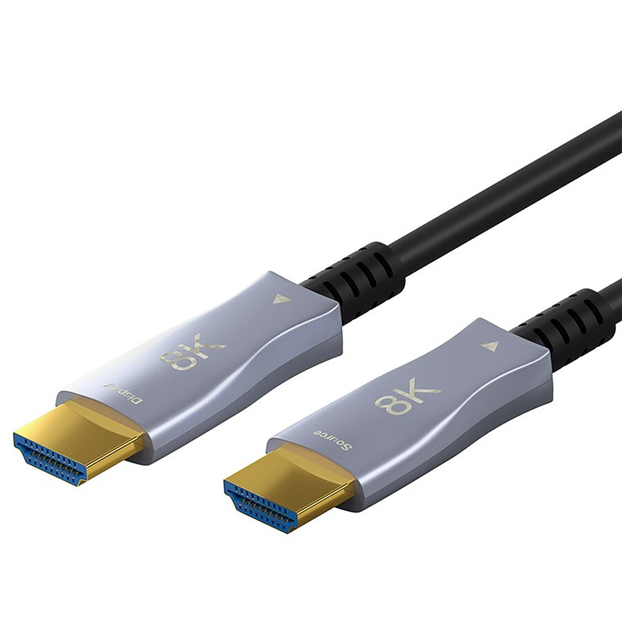 Câble HDMI Goobay Optical Hybrid HDMI 2.1 Cable with Ethernet - 70 m