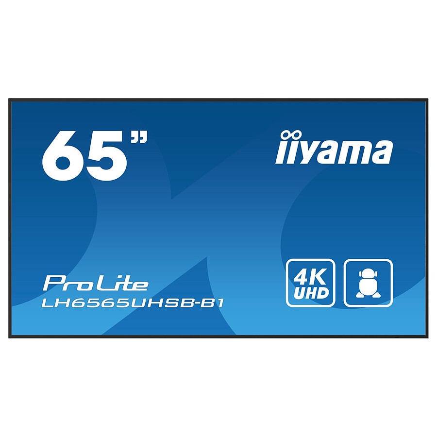 Écran dynamique iiyama 64.5" LED - ProLite LH6565UHSB-B1 - Ecran dynamique 4K UHD  