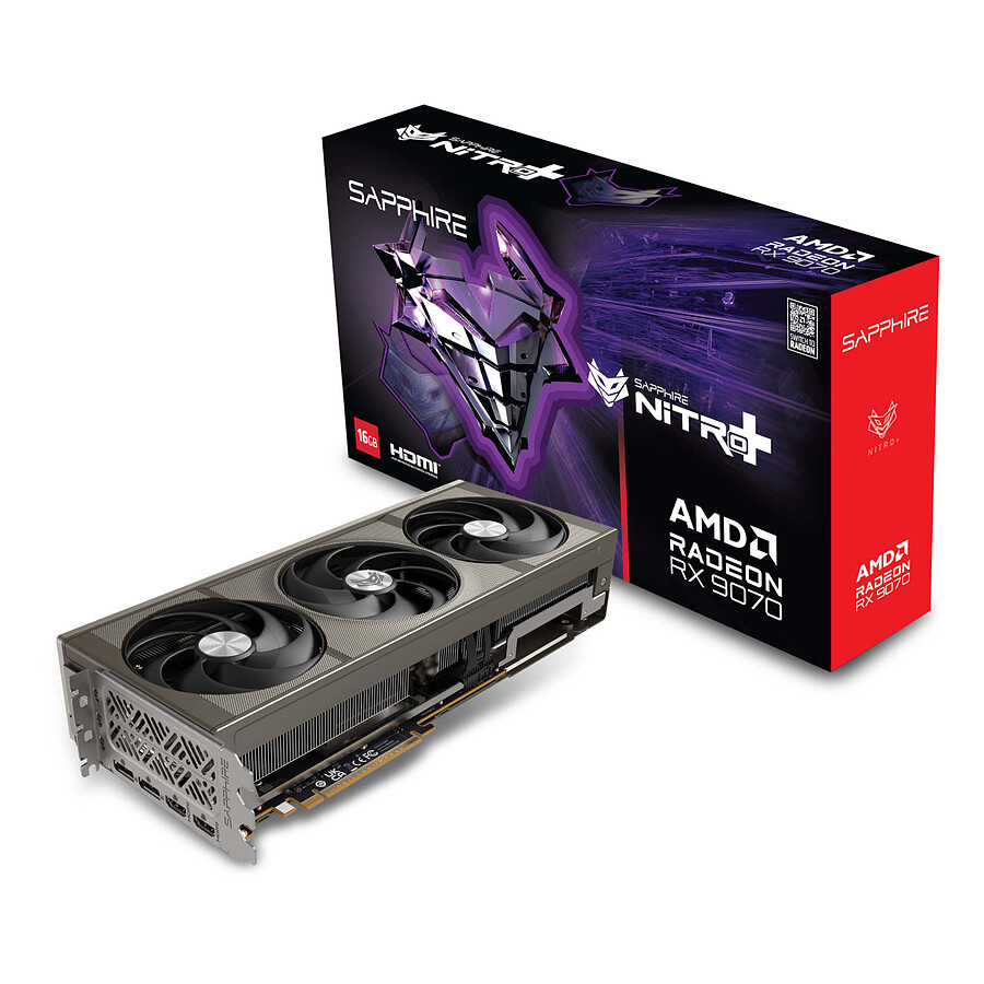 Carte graphique Sapphire NITRO+ AMD Radeon RX 9070