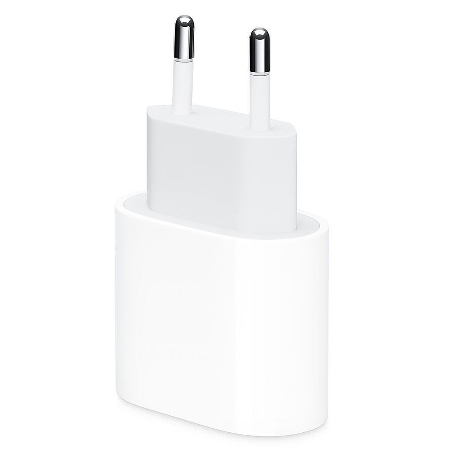 Chargeur Apple Adaptateur secteur USB-C 20W Blanc