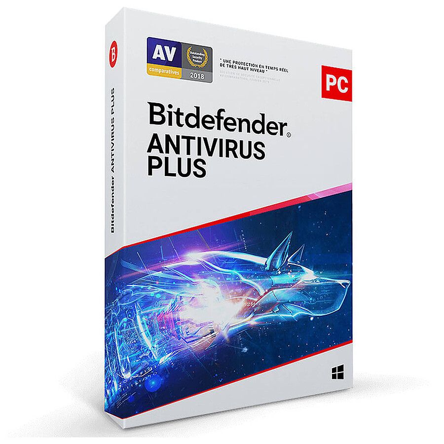 Logiciel antivirus et sécurité Bitdefender Antivirus Plus - Licence 3 postes 2 ans 