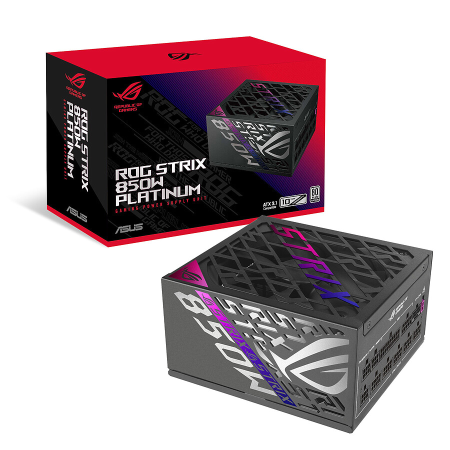 Alimentation PC Asus ROG Strix 850P - Noir