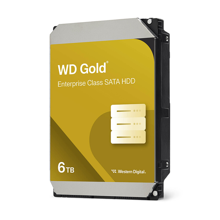 Disque dur interne Western Digital WD Gold - 6 To - 256 Mo