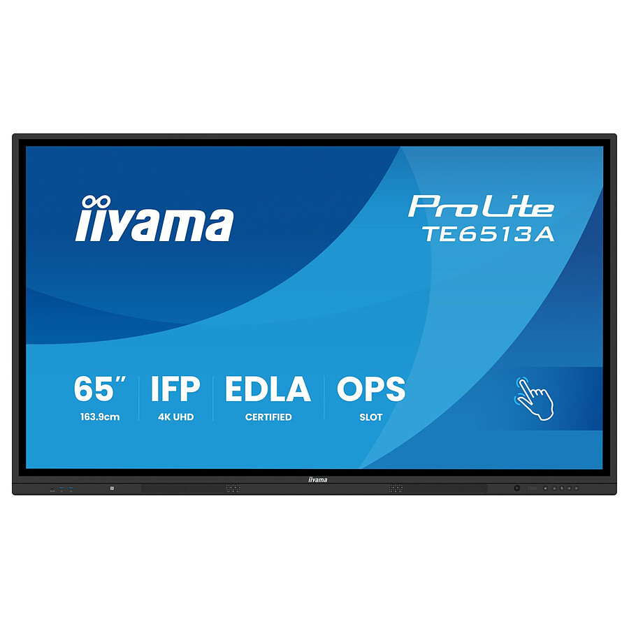 Écran dynamique iiyama 65" LED - ProLite TE6513A-B1AG - Ecran dynamique tactile 4K UHD 