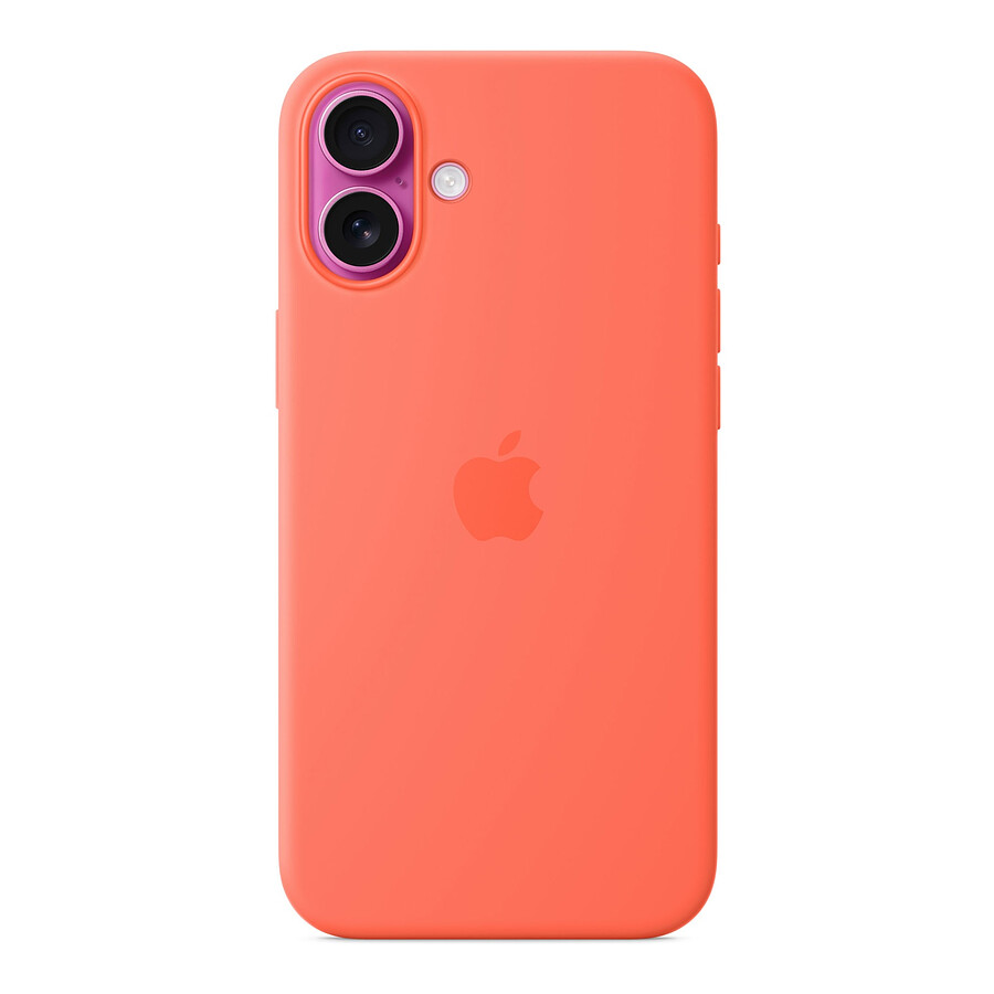 Coque et housse Apple Coque en silicone avec MagSafe pour iPhone 16 Plus - Tangerine 