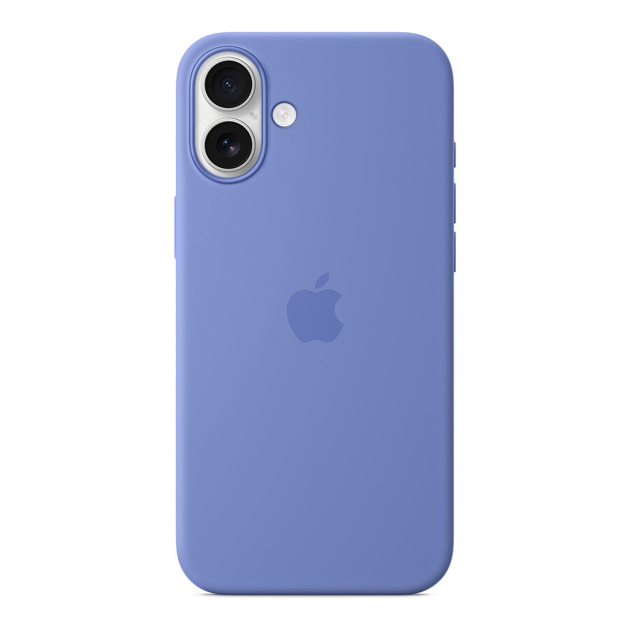 Coque et housse Apple Coque en silicone avec MagSafe pour iPhone 16 Plus - Bleu Pervanche