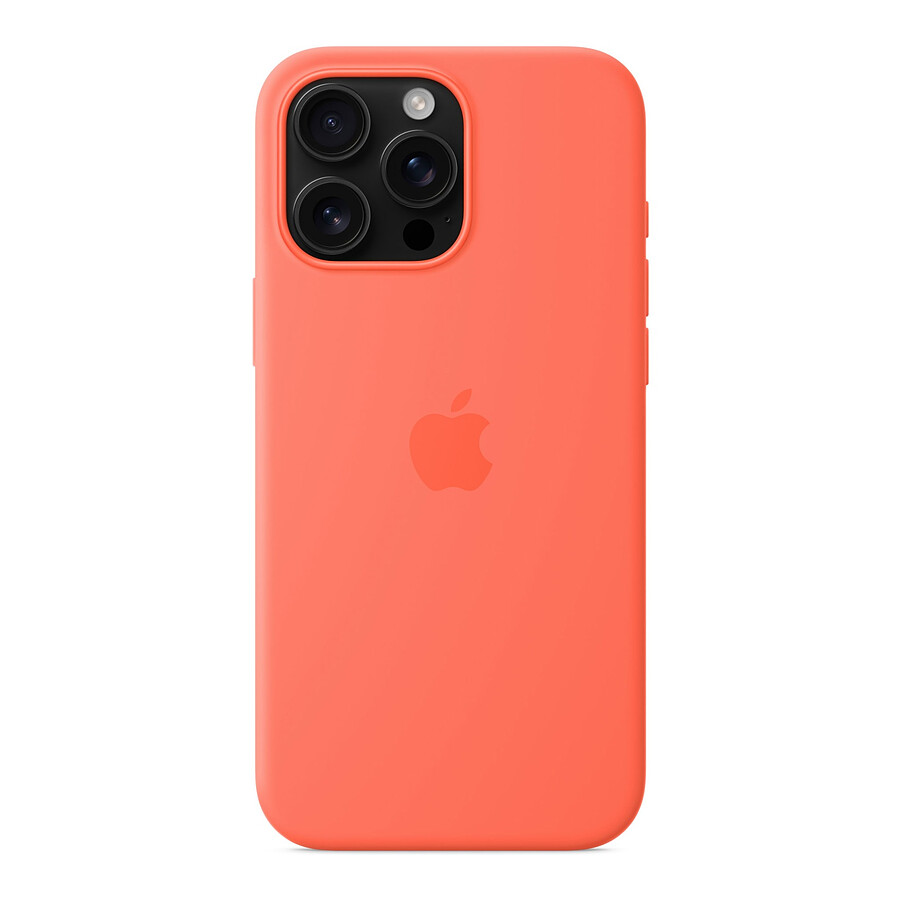 Coque et housse Apple Coque en silicone avec MagSafe pour iPhone 16 Pro Max - Tangerine 