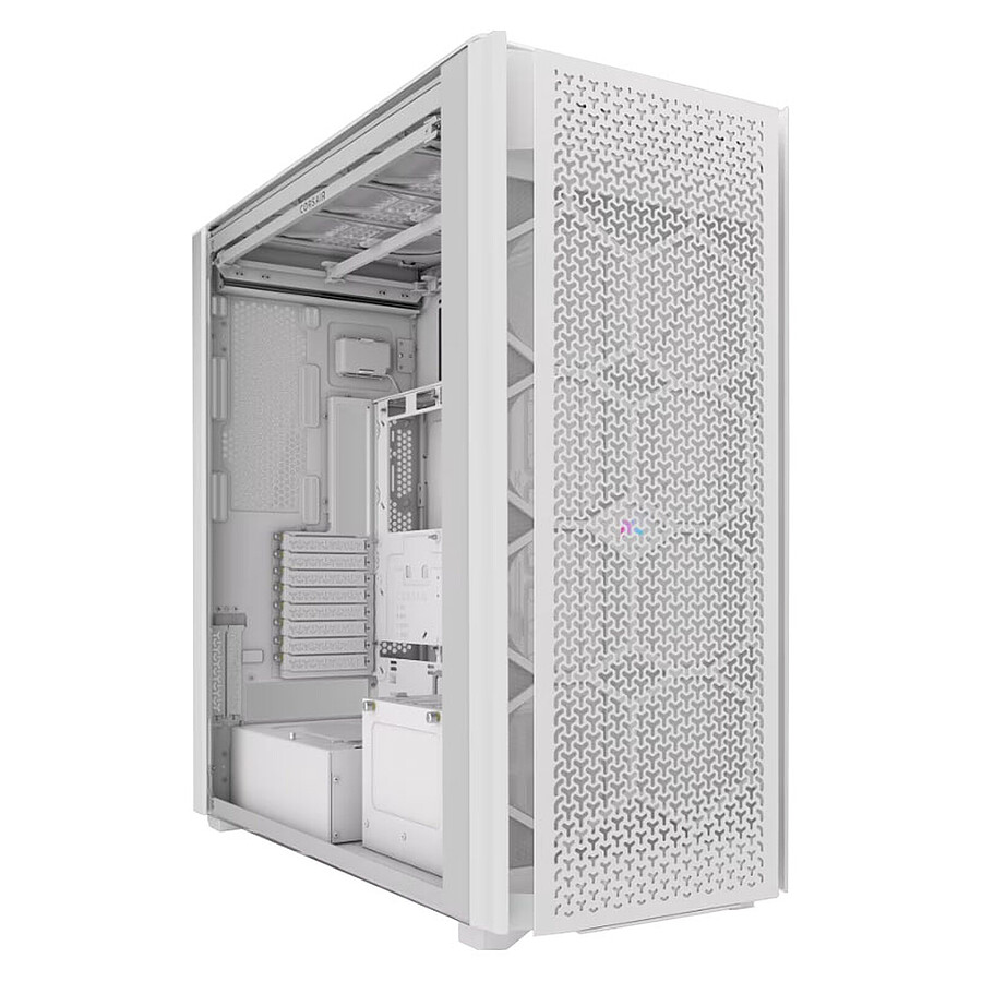 Boîtier PC Corsair 9000D RGB Airflow - Blanc
