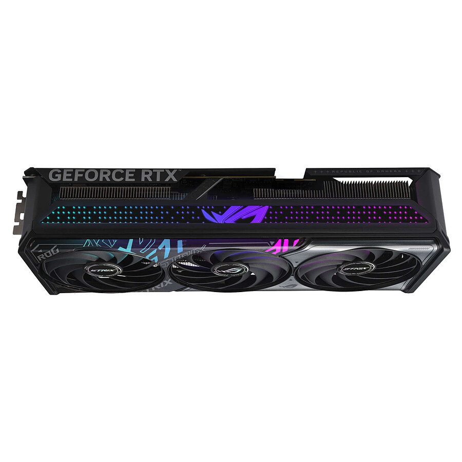 ASUS ROG Strix GeForce RTX 5070 OC Edition Carte Graphique GDDR7 12 Go (PCIe 5.0, 12 Go GDDR7, HDMI/DP 2.1, 3.2-Slot, Ventilateurs Axial-Tech, Design MaxContact, Tampon Thermique GPU à Changement de
