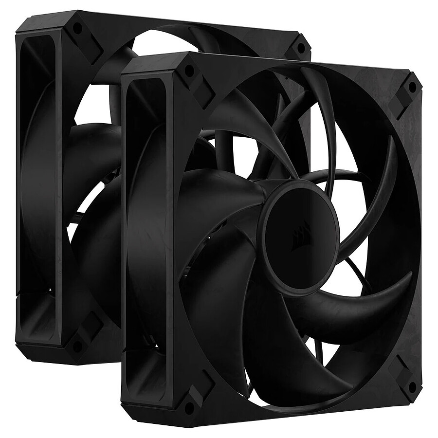 Ventilateur Boîtier Corsair RS140 MAX Dual Pack Noir